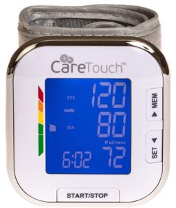 An automatic wrist blood pressure monitor