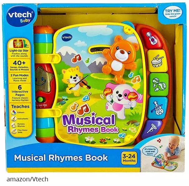 Musical Rhymes Book by Vtech kids
