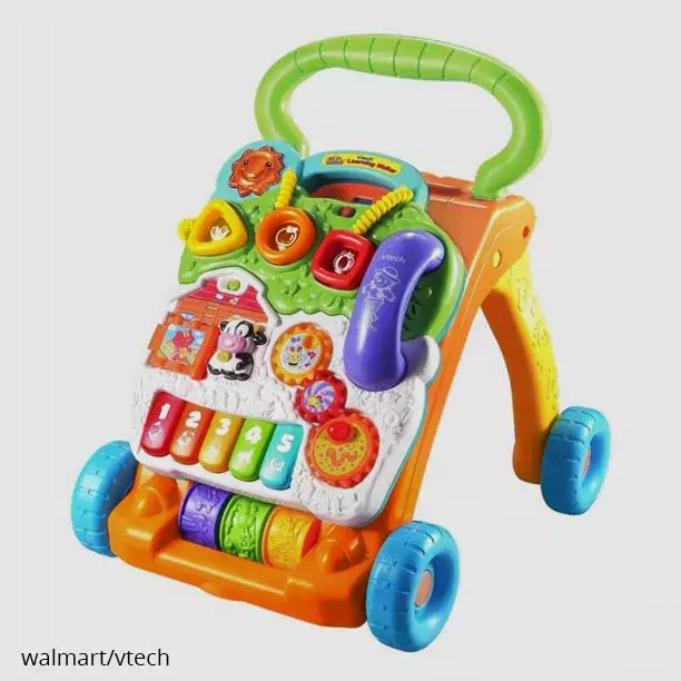 Sit-to-stand learning walker by VTech kids