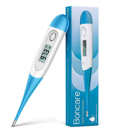 Thermometer for adults, digital oral thermometer for fever