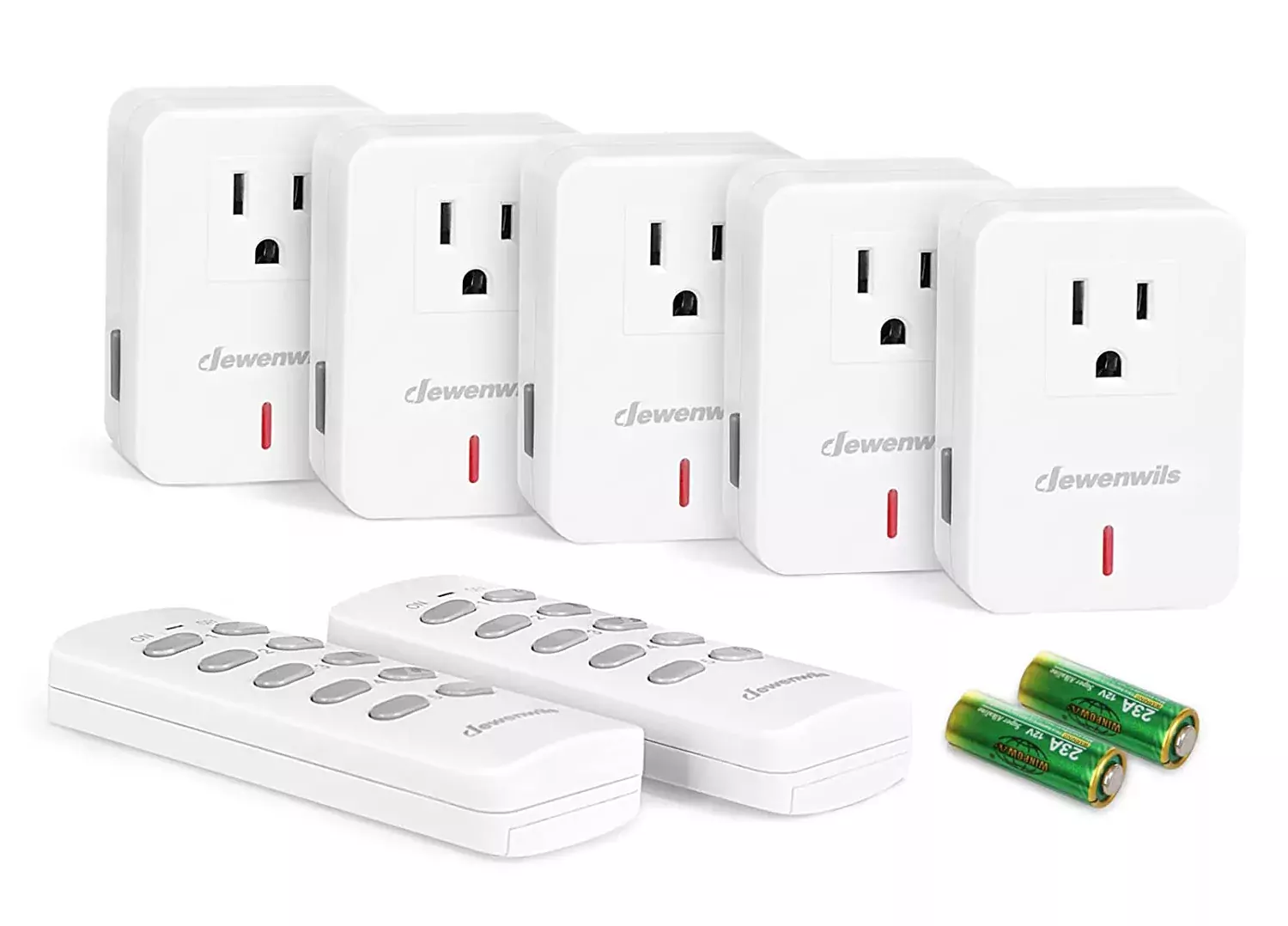 Dewenwils remote control outlet is a simple plug-and-play device