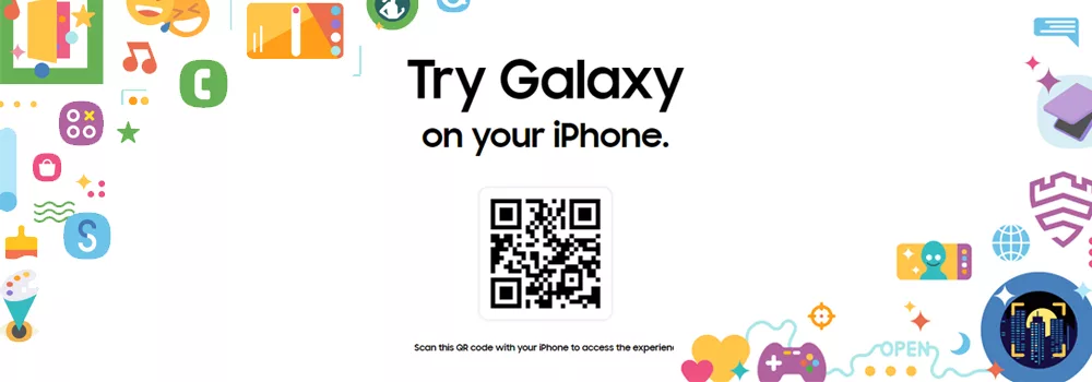 transform an iPhone into a foldable phone why don’t you try it here’s the QR code